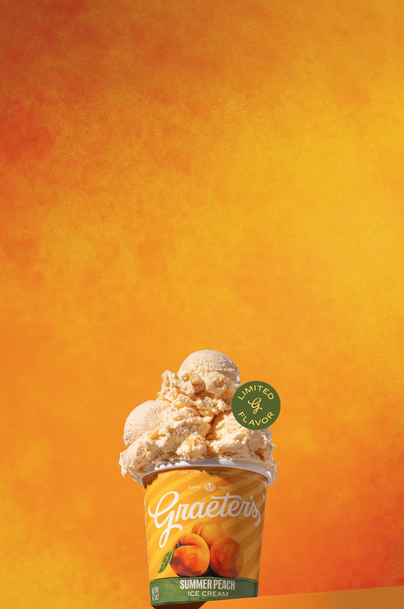 Summer Peach ice cream