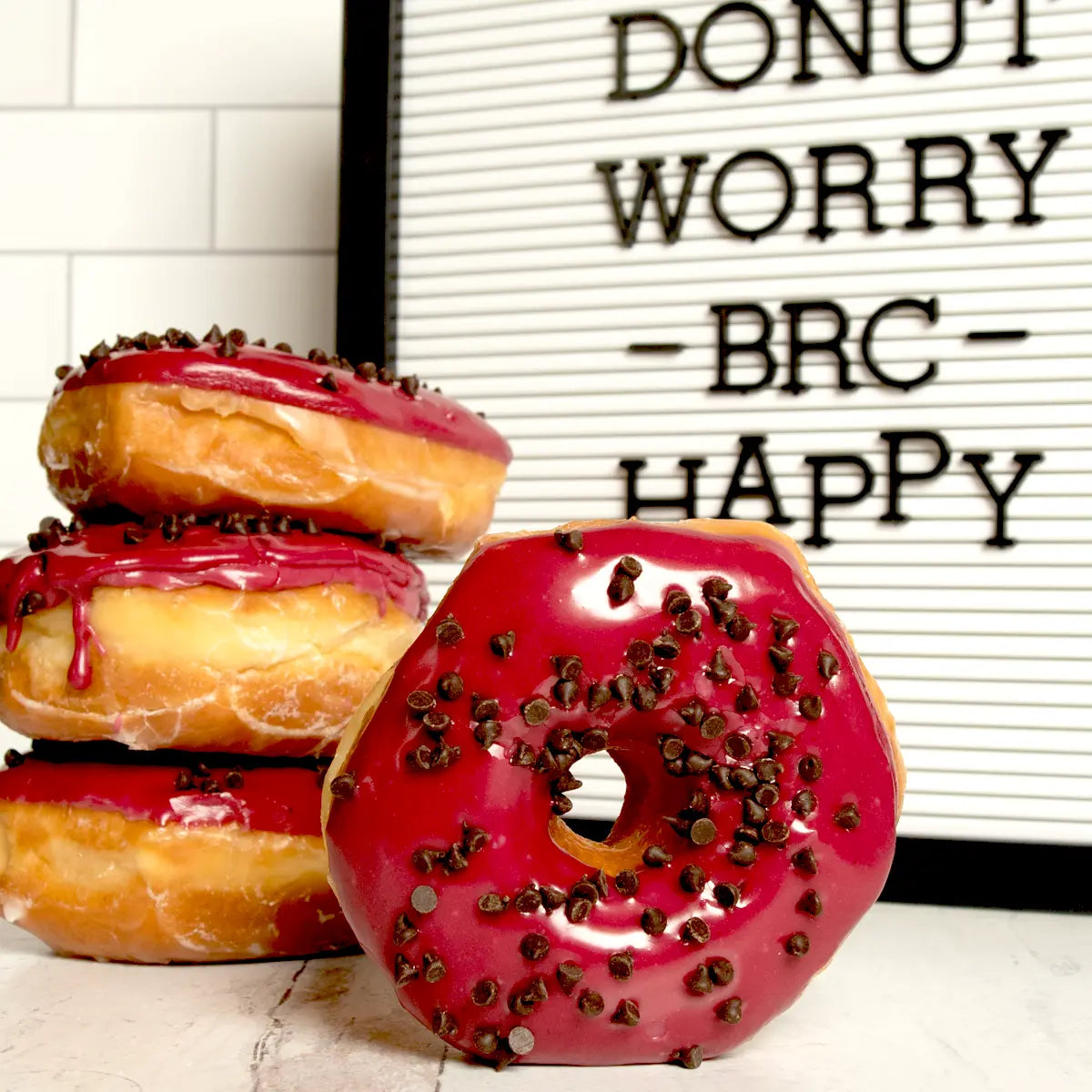 March Bakery: Black Raspberry Donut