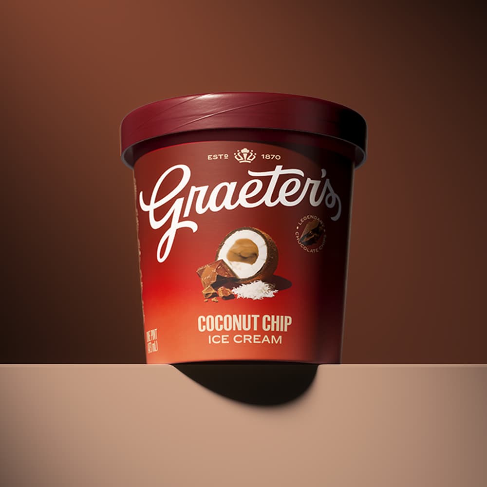 Graeter's Coconut Chip Ice Cream Pint