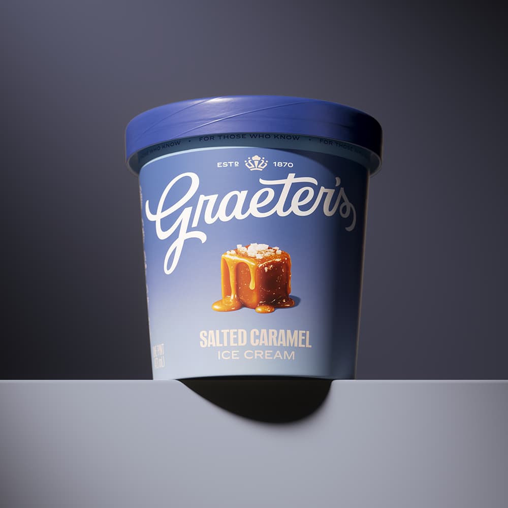 Graeter's Salted Caramel Ice Cream Pint