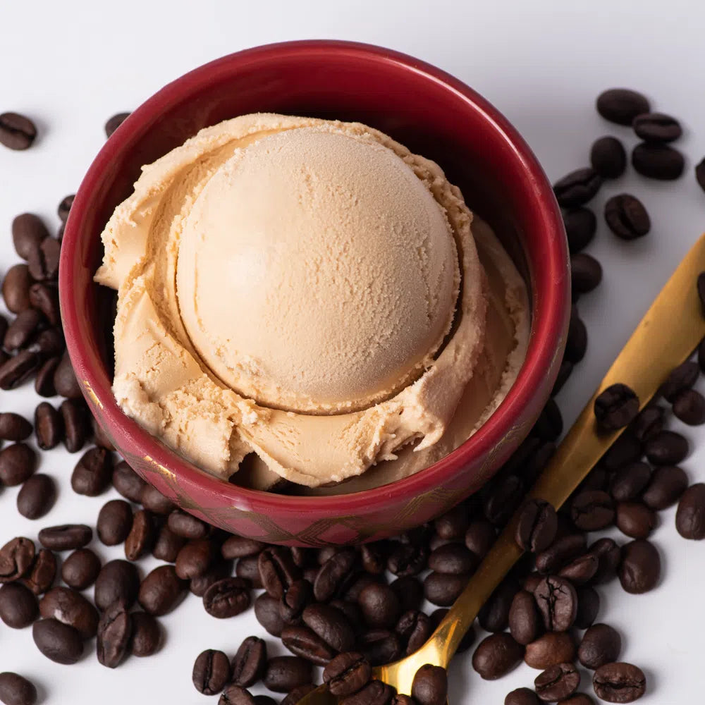 Bowl of Graeter's Vienna Coffee ice cream
