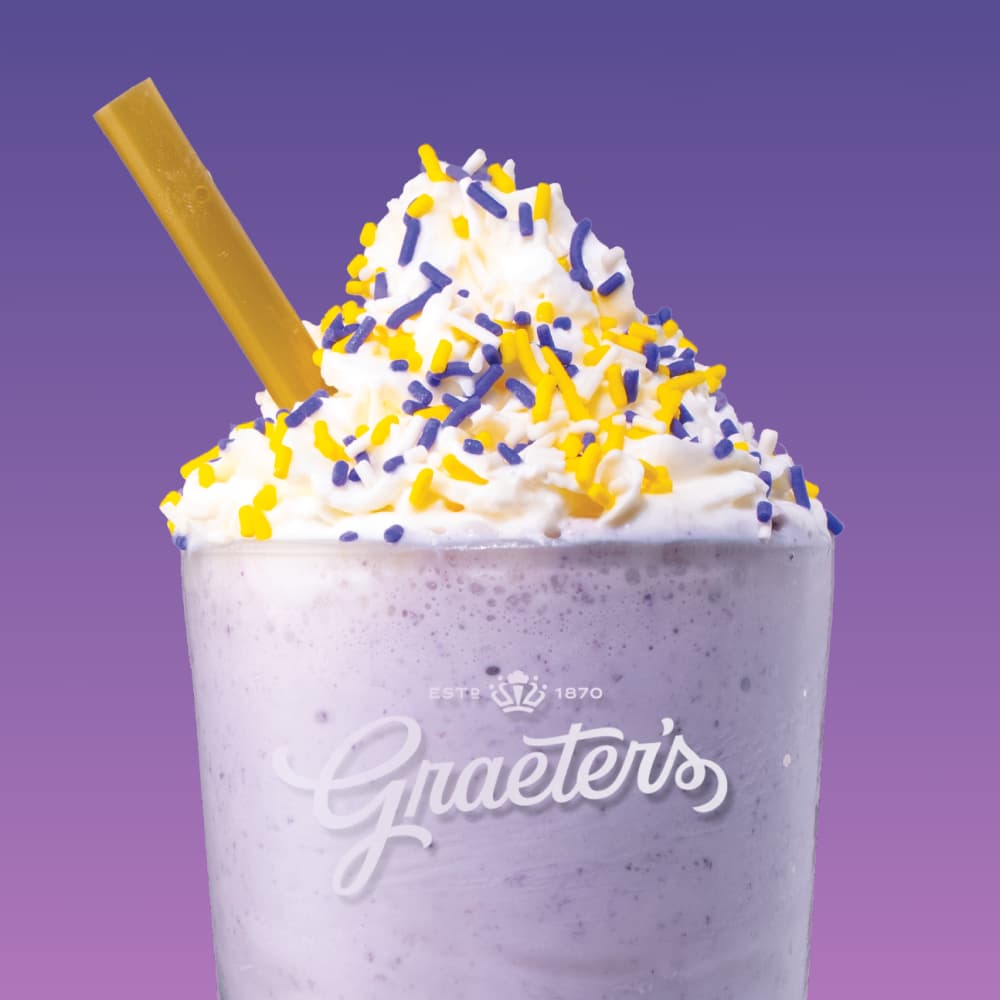 Elena's Blueberry Pie Milkshake