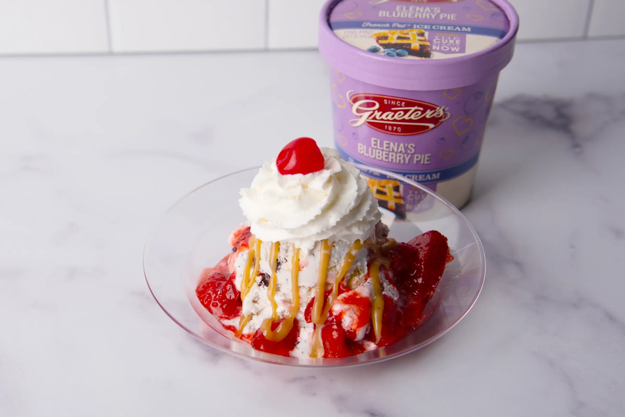 Elena's Blueberry Pie Sundae