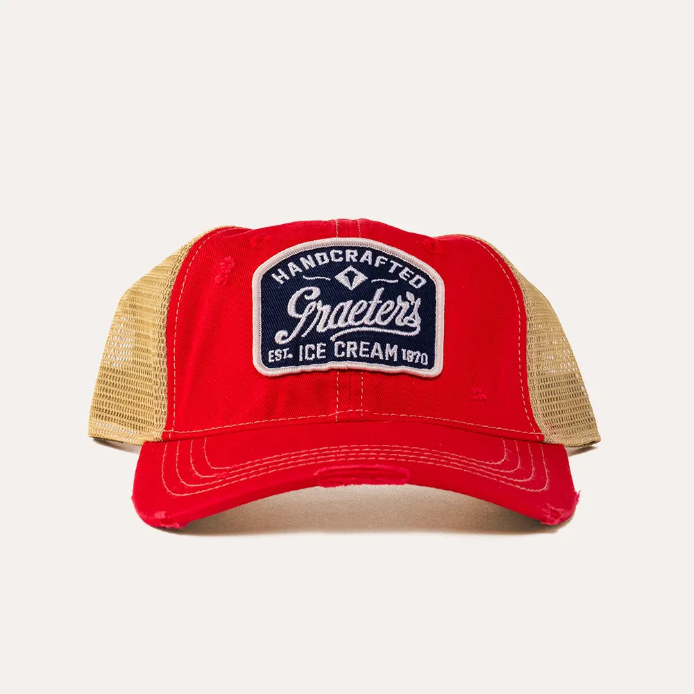 Graeter's Red Trucker Hat
