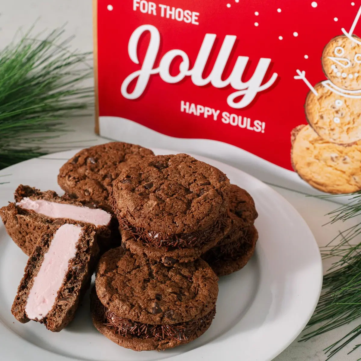 Peppermint chip wheelies