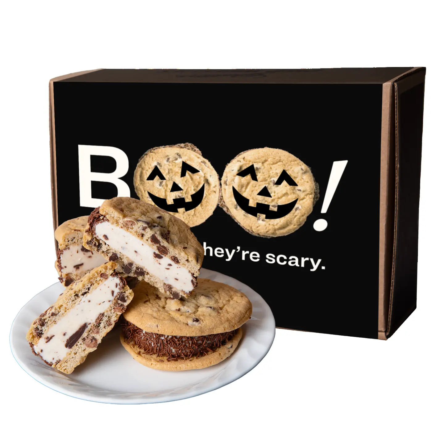 Graeter's Vanilla Chip Wheelies with Halloween Gift Box