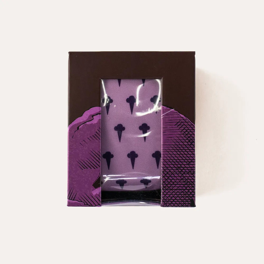 Graeter's Purple Striped Tie