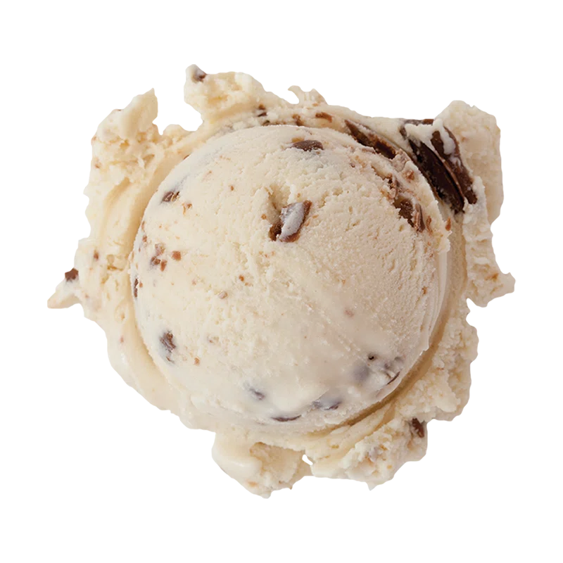 Scoop of Peanut Butter Chocolate Chip ice cream