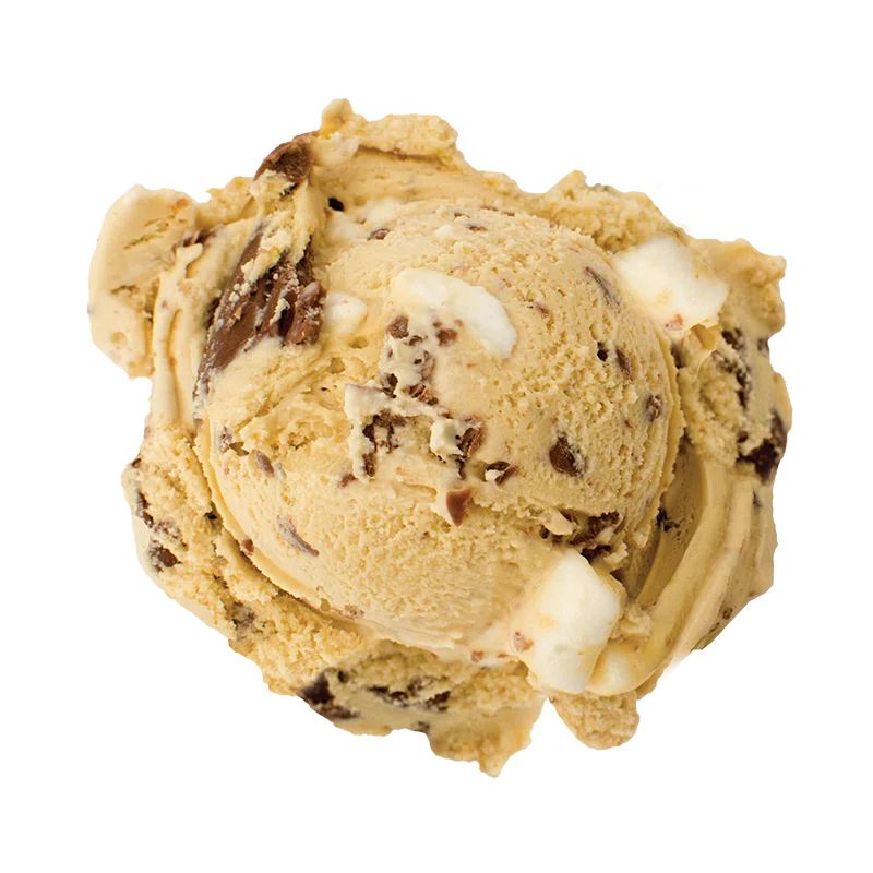 Scoop of S'mores ice cream