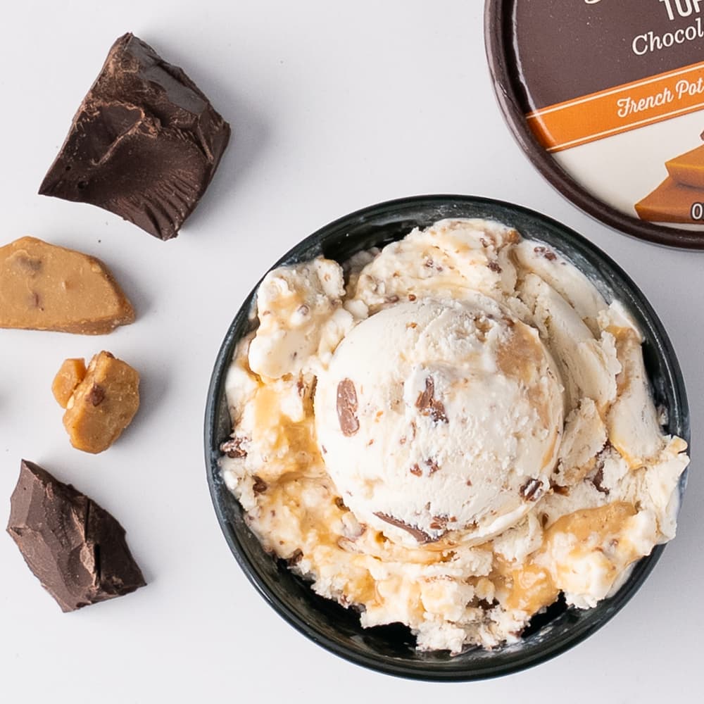 Bowl of Graeter's Toffee Chocolate Chip
