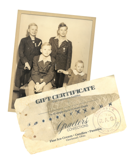 Vintage gift certificate