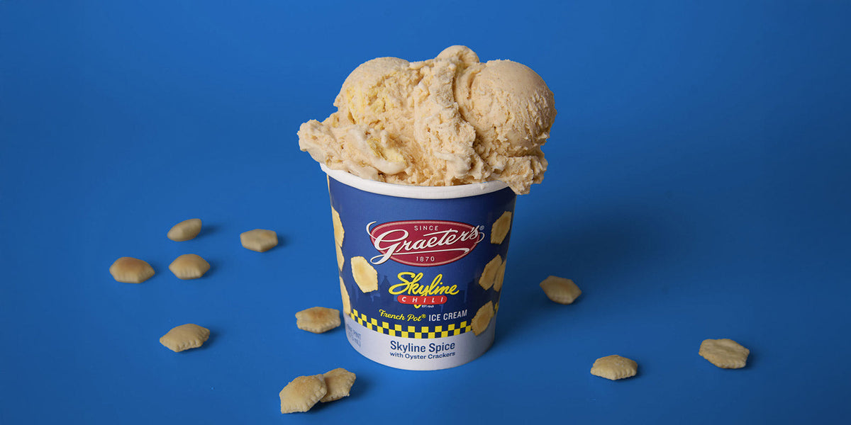 Cincinnati Icons Collide: Graeter’s Ice Cream and Skyline Chili Launch Limited-Edition Skyline Spice Ice Cream Just in Time for the Big Game
