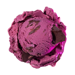 Black Raspberry Chocolate Chip ice cream