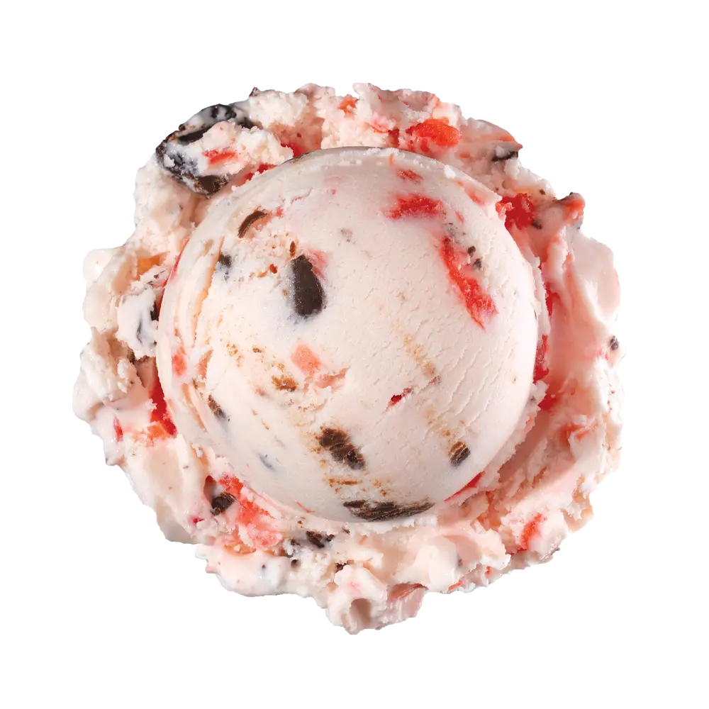 Cherry Chip ice cream scoop