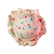 Cherry Sparkler - Wild cherry ice cream with red and blue popping candy folded through every scoop. The fizzle is r...