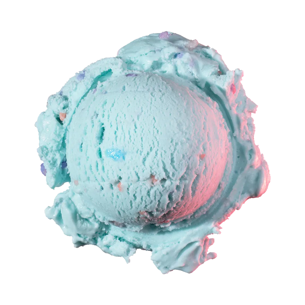 Graeter's Cotton Candy scoop