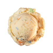 Birthday Bash - A celebratory blend of cake pieces and sprinkles in cake batter ice cream.