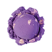 Ghost Notes - A wickedly sweet mix of grape ice cream and fluffy marshmallow makes this scoop a thrilling treat.