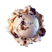 Midnight Snack - Malt flavored ice cream with chocolate covered pretzels, mini peanut butter cups, and brownies mi...