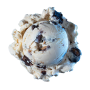 Midnight Snack - Malt flavored ice cream with chocolate covered pretzels, mini peanut butter cups, and brownies mi...