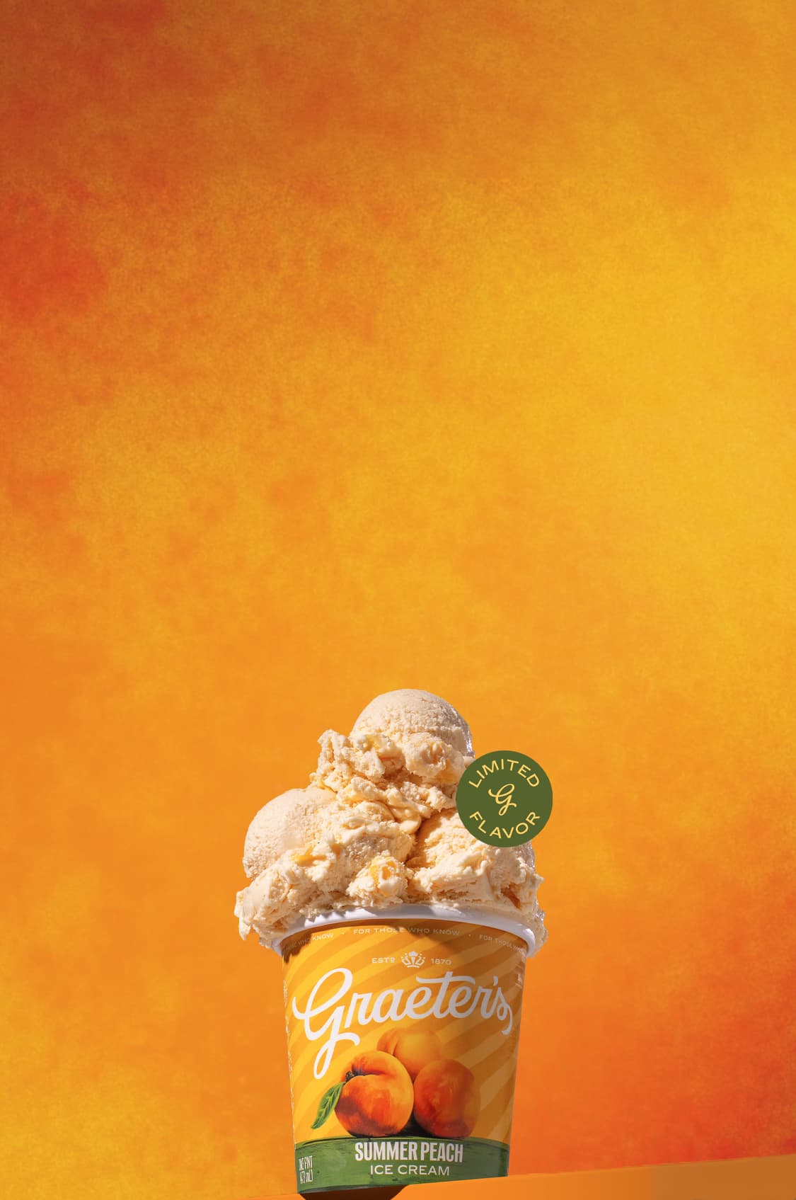 Summer Peach ice cream