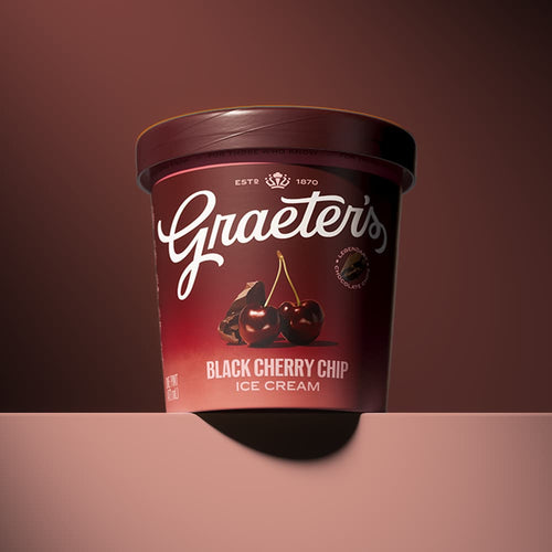 Graeter's Black Cherry Chip Ice Cream Pint