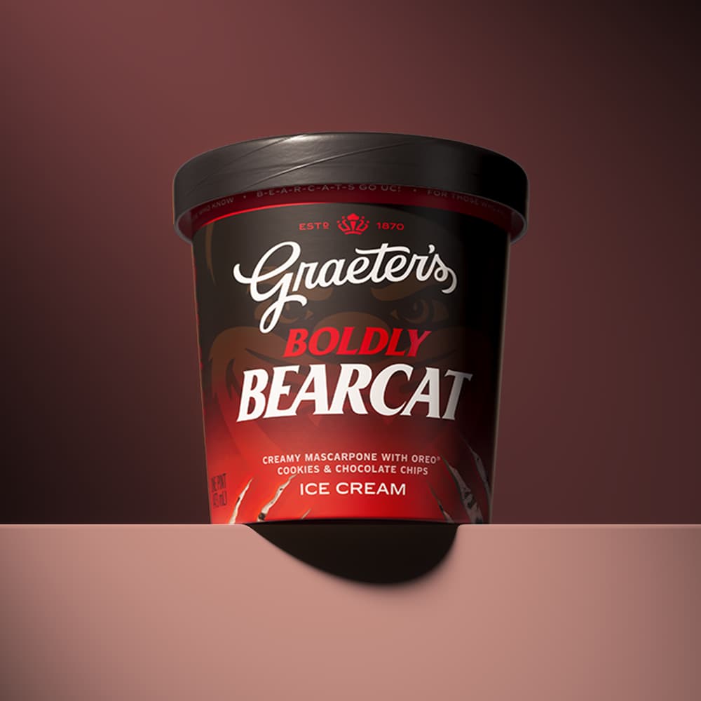 Graeter's Boldly Bearcat Ice Cream Pint