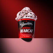 Boldly Bearcat - A creamy mascarpone ice cream, filled with Oreo cookies and our signature chocolate chips.