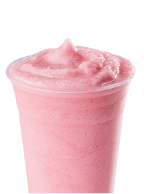 cherry lime frozen lemonade: a bright pink frozen drink