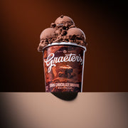 Dark Chocolate Brownie - A chocolate lover's delight, our Dark Chocolate Brownie ice cream is packed with soft, chewy brow...
