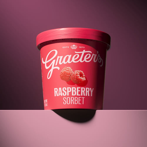 Graeter's Raspberry Sorbet Pint