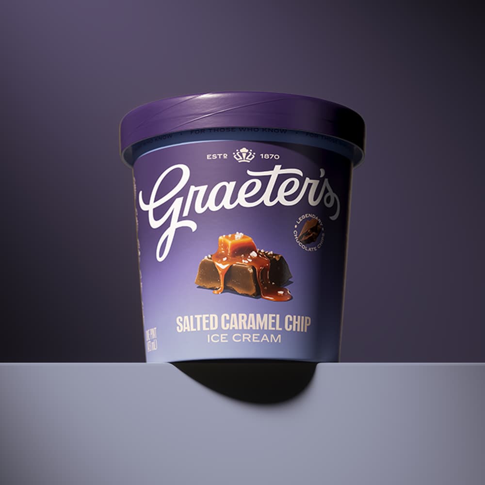 Graeter's Salted Caramel Chip Ice Cream Pint