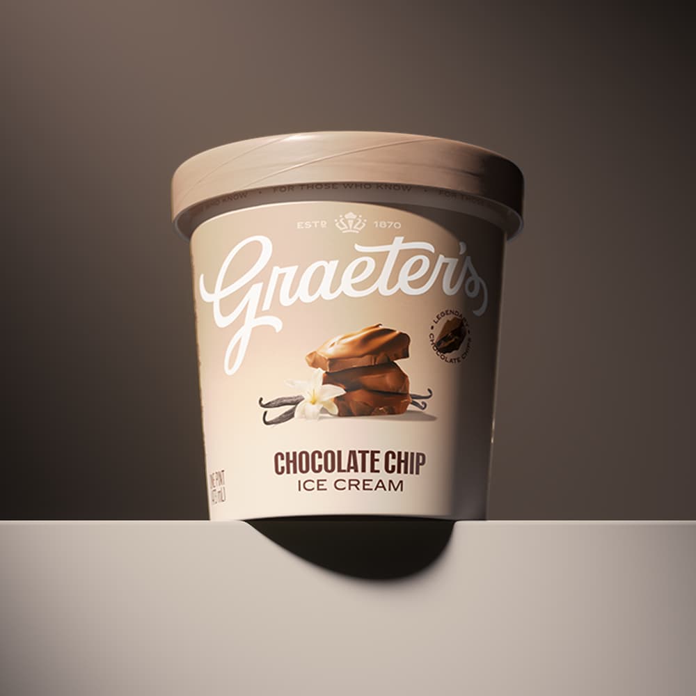Graeter's Vanilla Chocolate Chip Ice Cream Pint