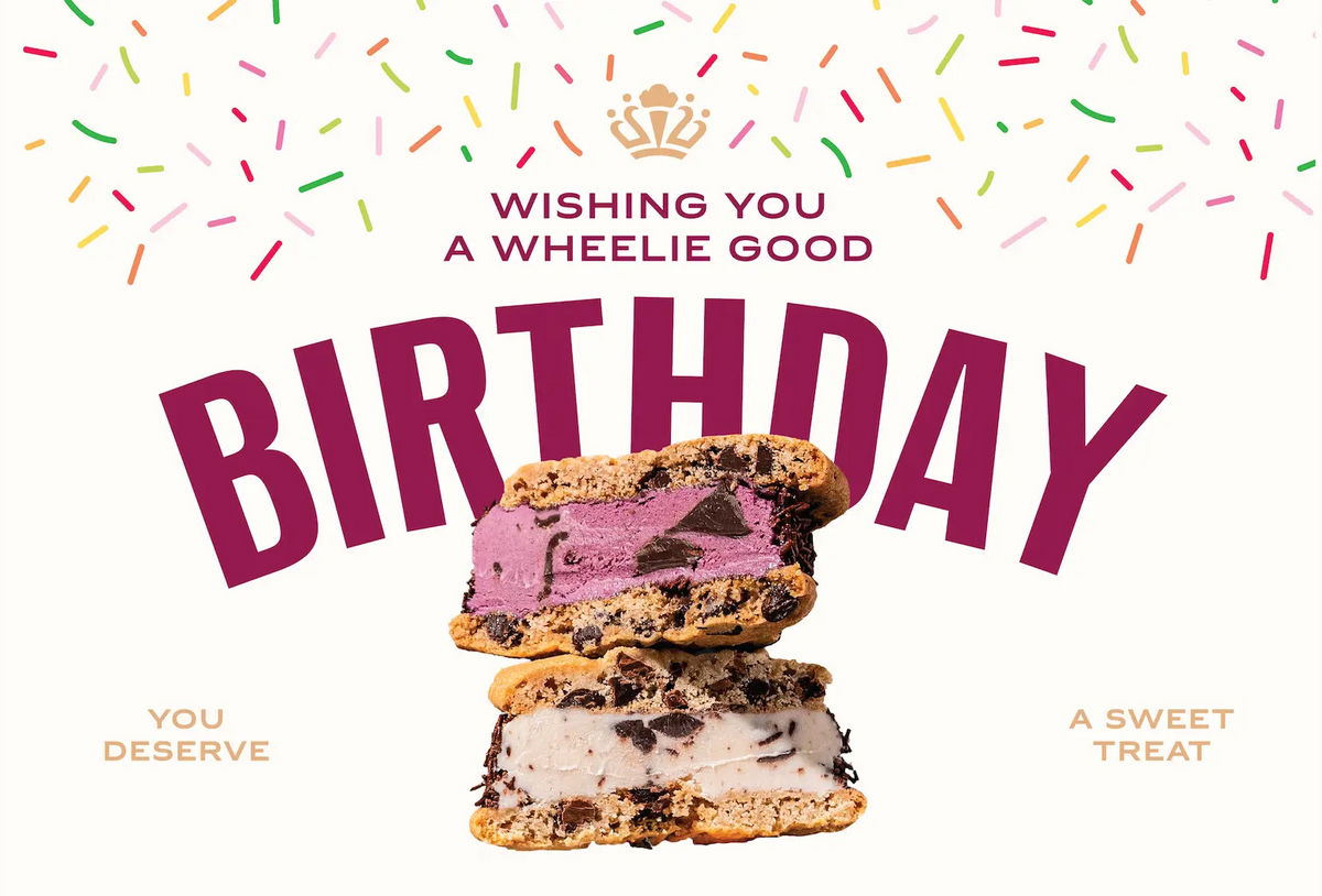 Chip Wheelie Birthday Insert