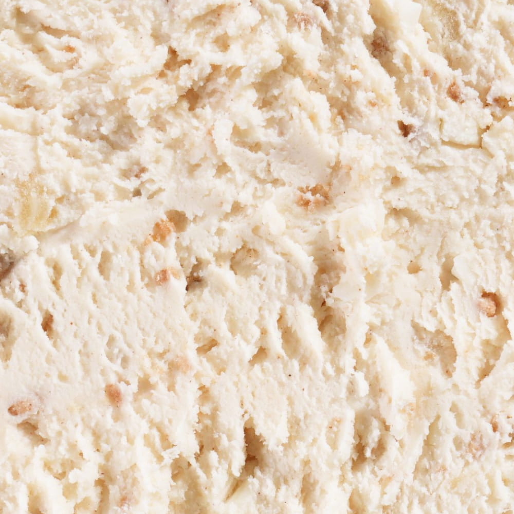 A close up of Graeter's Apple Strudel ice cream.