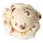 Caramel Pecan Cheesecake - Rich, creamy mascarpone ice cream meets buttery praline pecans, gooey caramel truffles, and soft ...