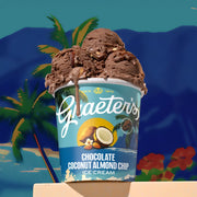 Chocolate Coconut Almond Chip - Creamy Dutch Milk Chocolate ice cream packed with toasted coconut, crunchy almonds, and rich milk...