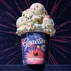 Cherry Sparkler ice cream