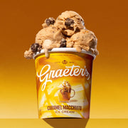 Caramel Macchiato - Rich caramel and smooth coffee ice cream, milk chocolate caramel truffles with buttery almond not...