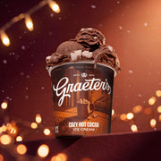 Cozy Hot Cocoa - Chocolate swirled with gooey marshmallows.