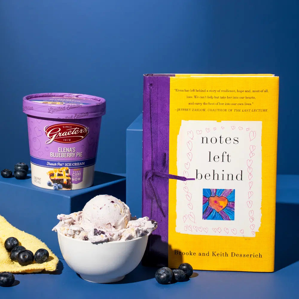 Elena's Blueberry Pie ice cream