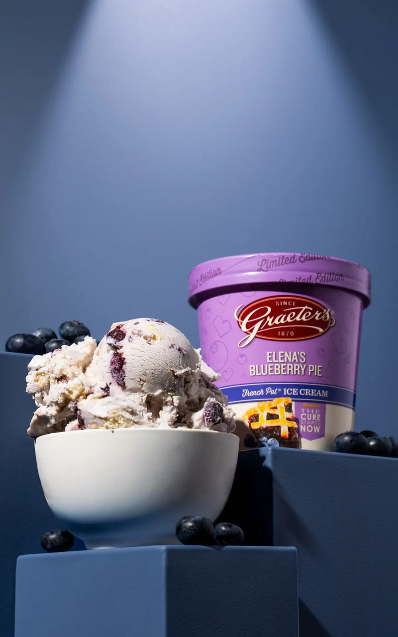 Elena's Blueberry Pie ice cream
