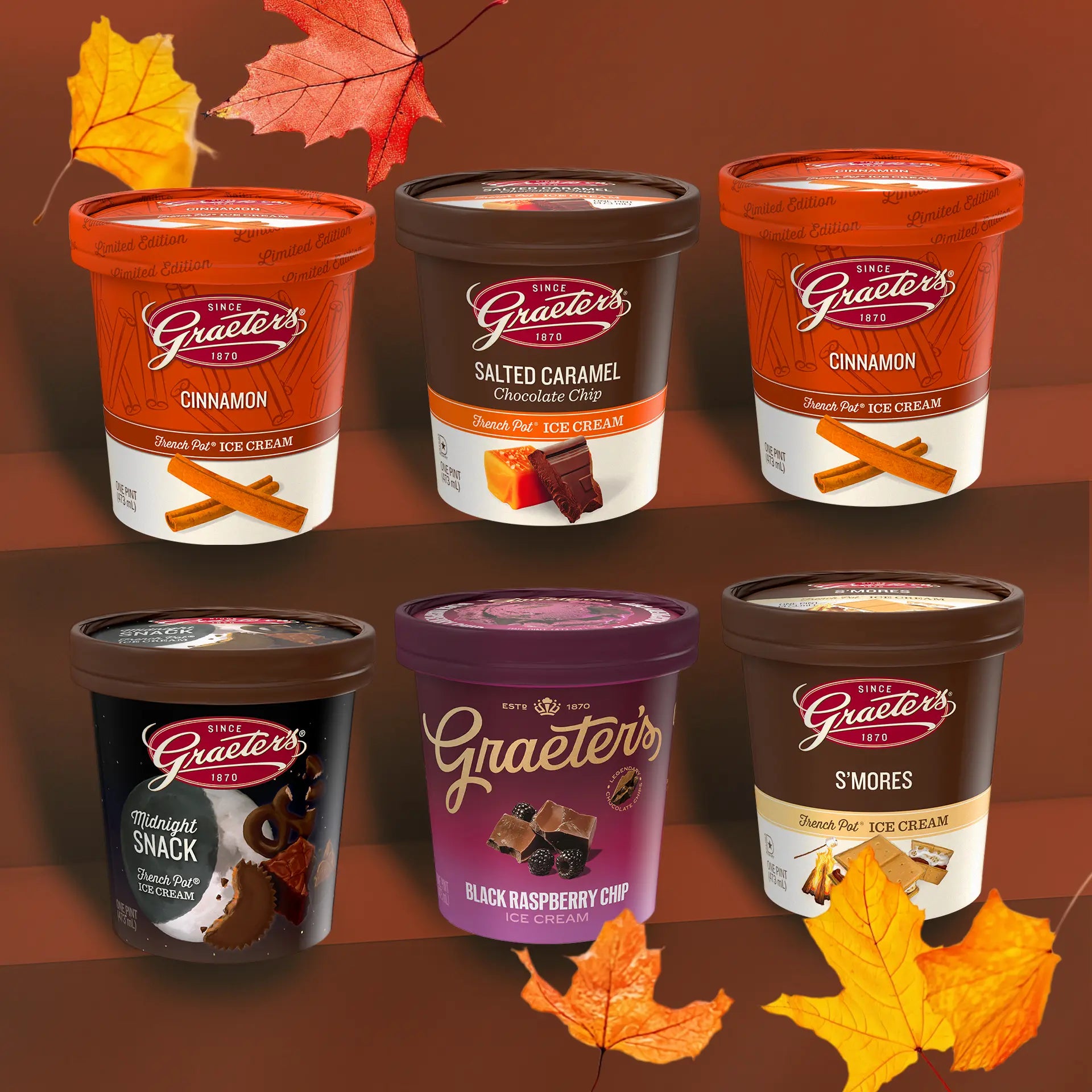 Graeter's fall ice cream selection
