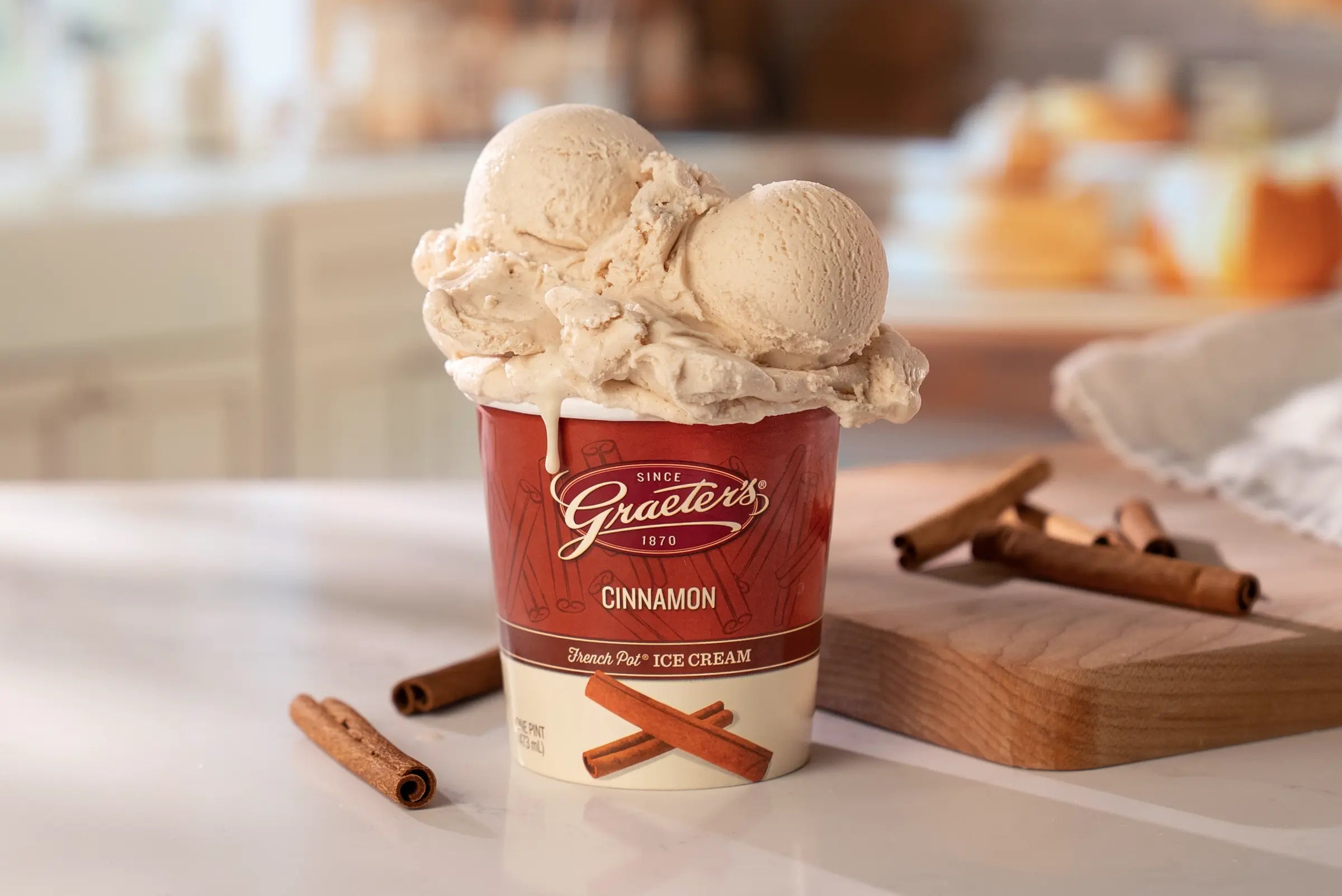Cinnamon ice cream