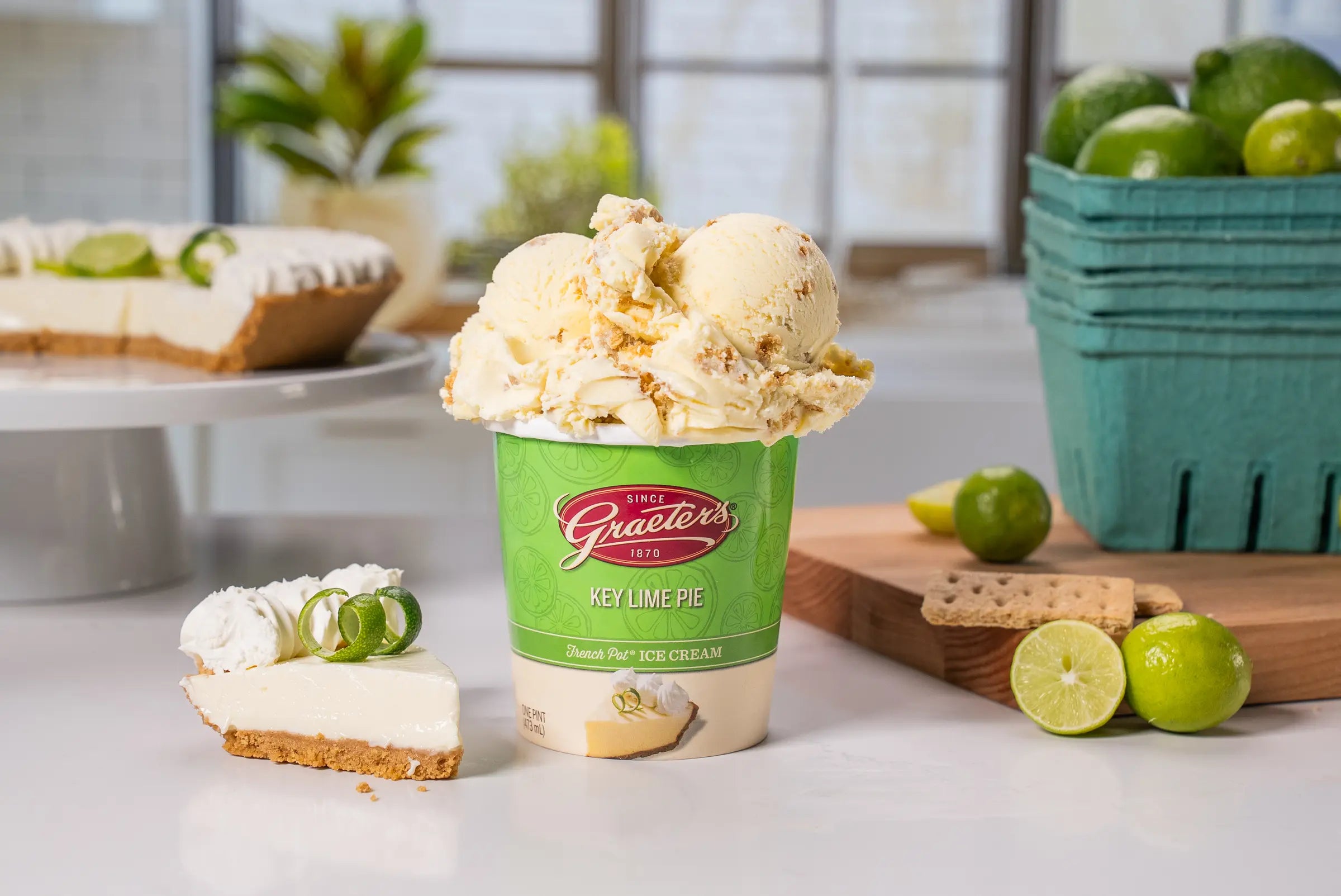 Key lime pie ice cream