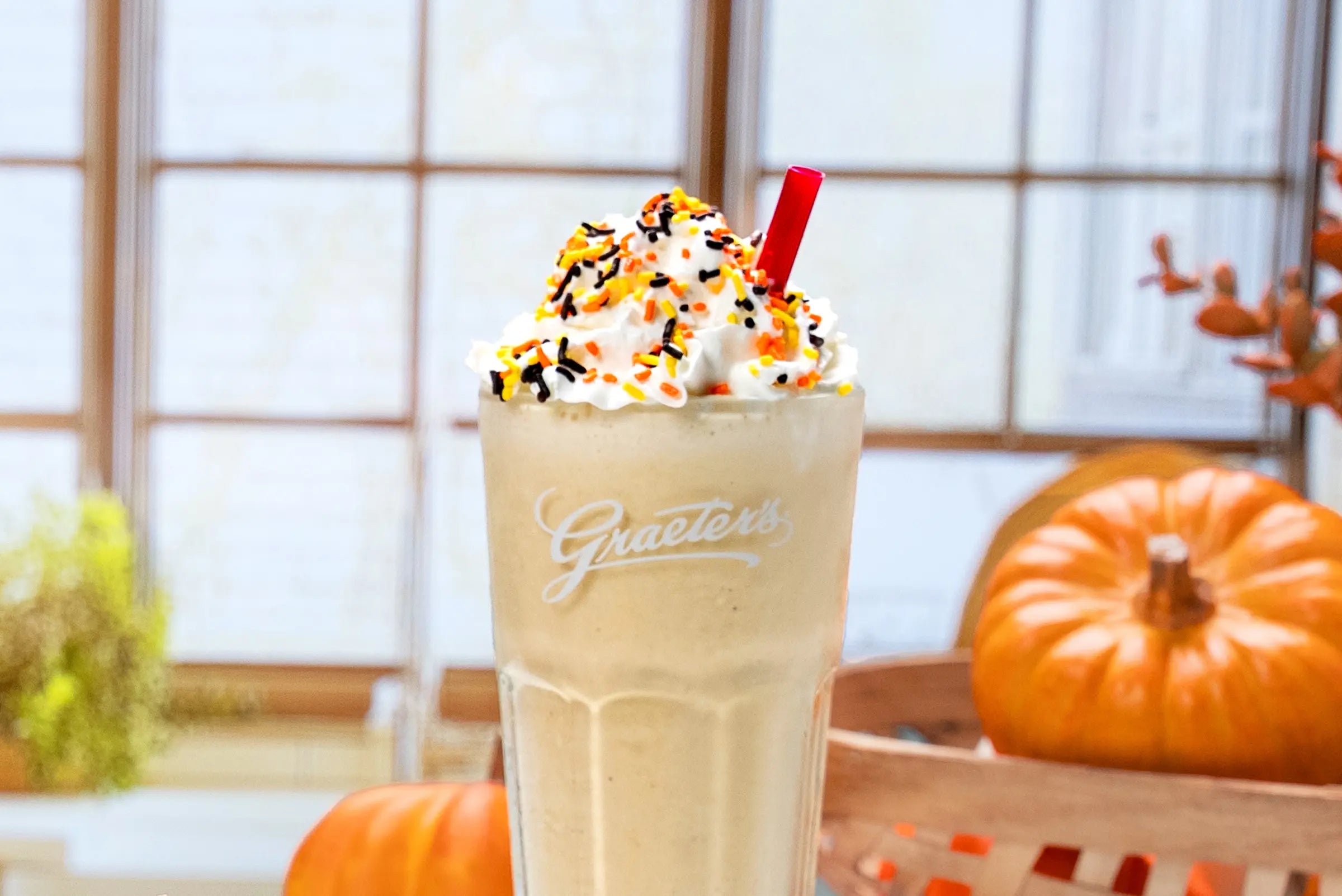 Pumpkin spice milkshake