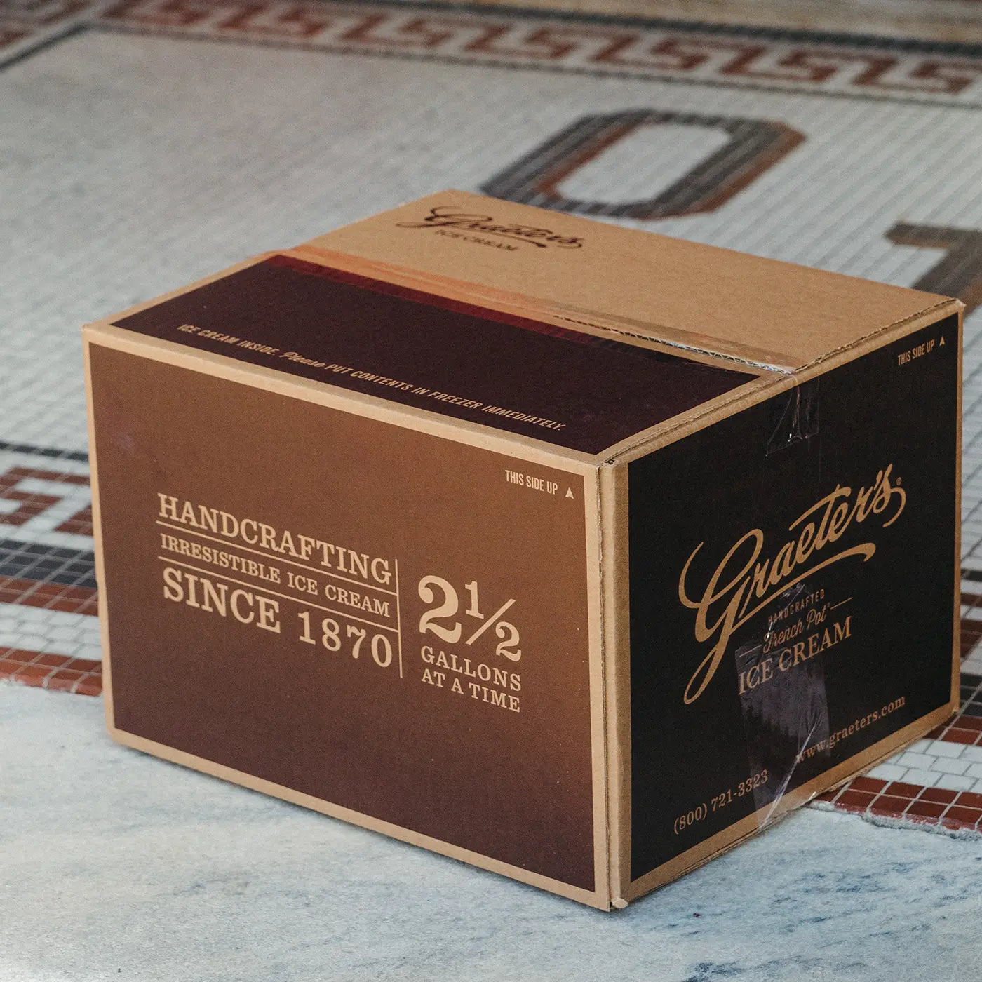 graeter's ice cream package