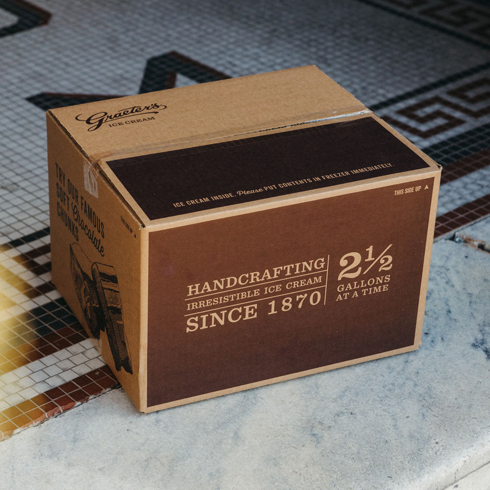 Graeter's to your home: a box shipped to a doorstep