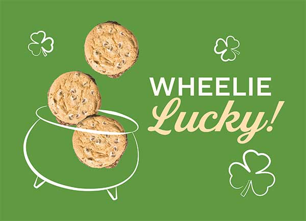 "Wheelie Lucky" St. Patrick's Day Packaging