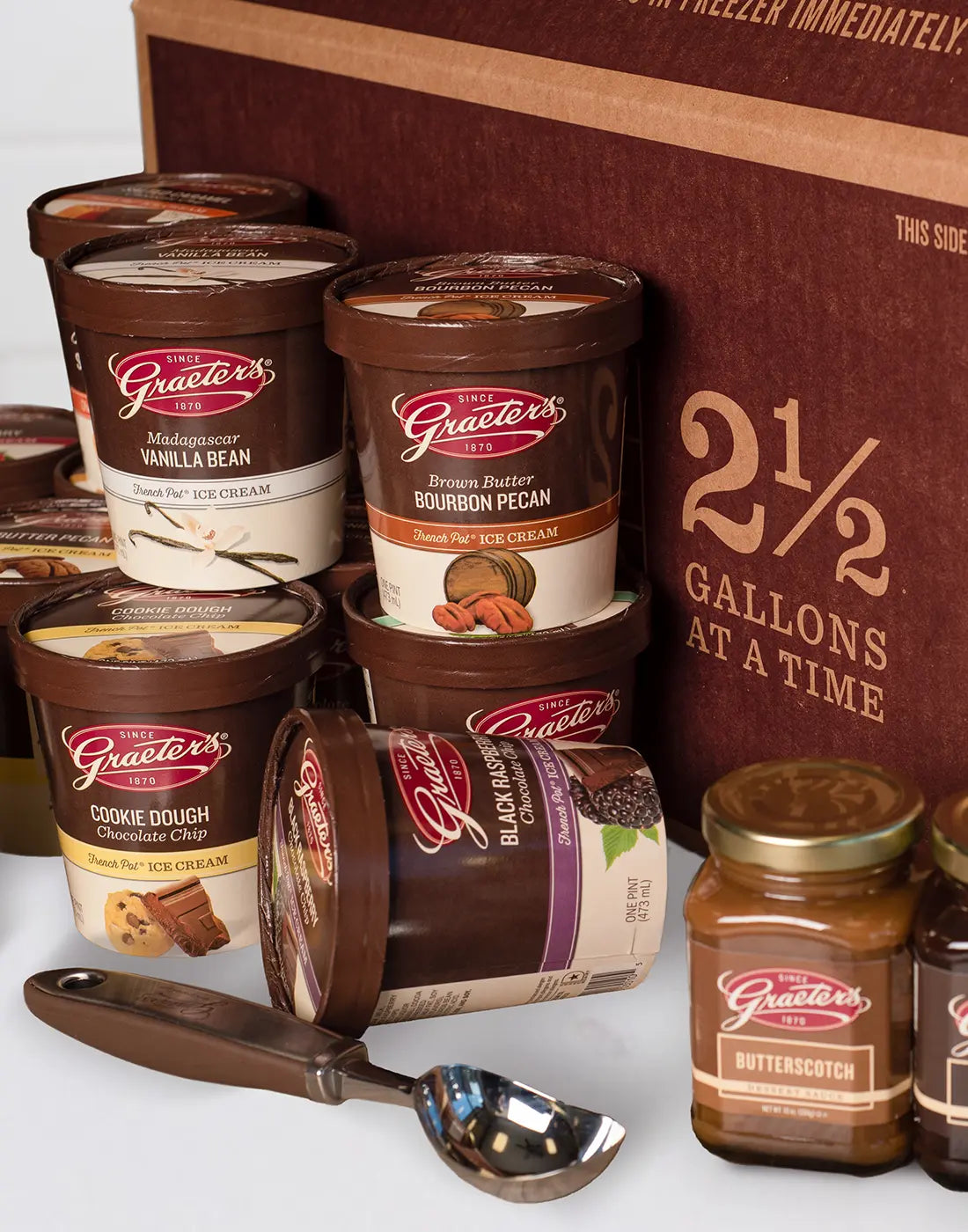 Graeter's ice cream gift sets and packages